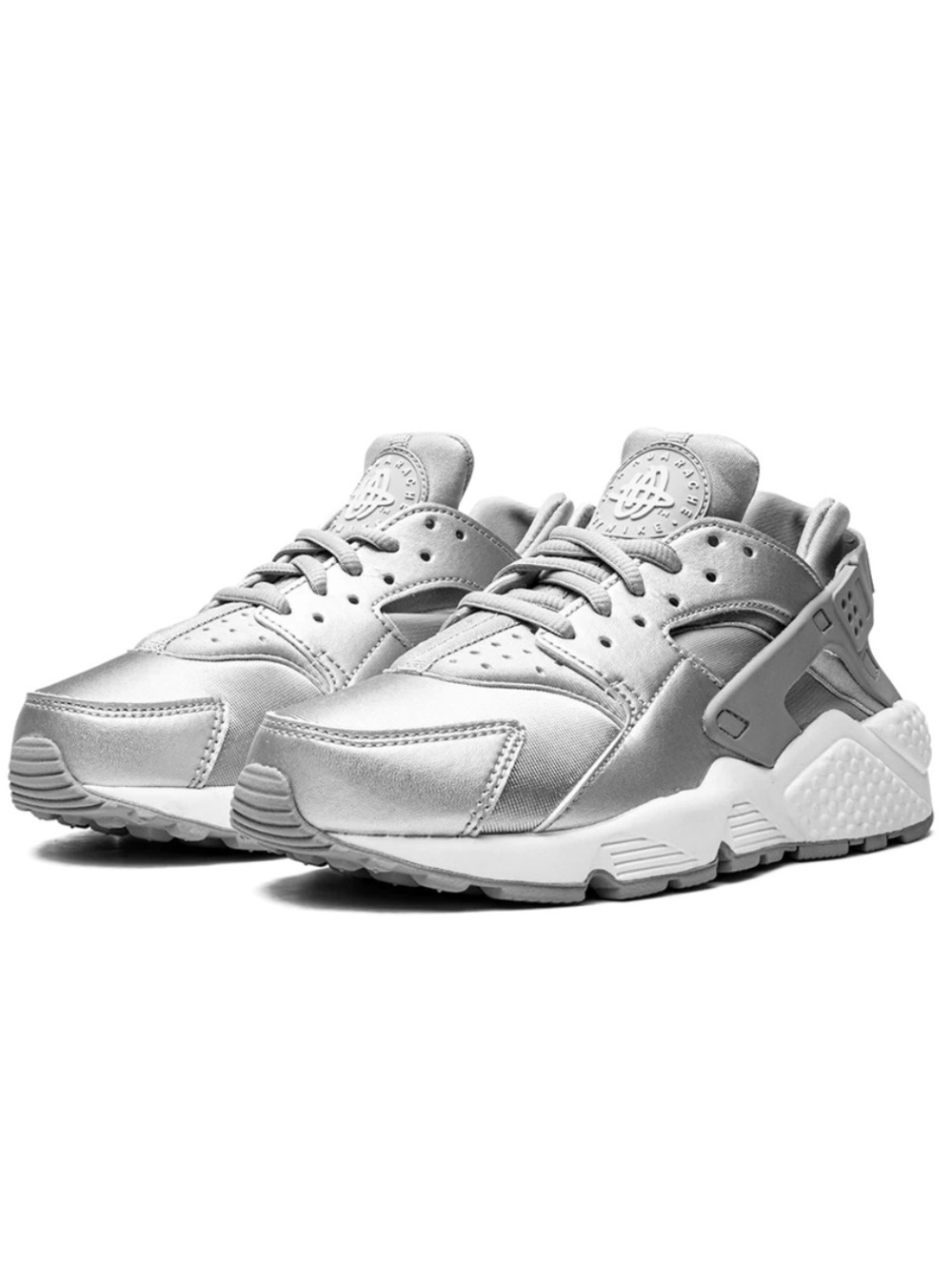 Women's Silver Athletic Sneakers - Stylish Everyday Comfort
